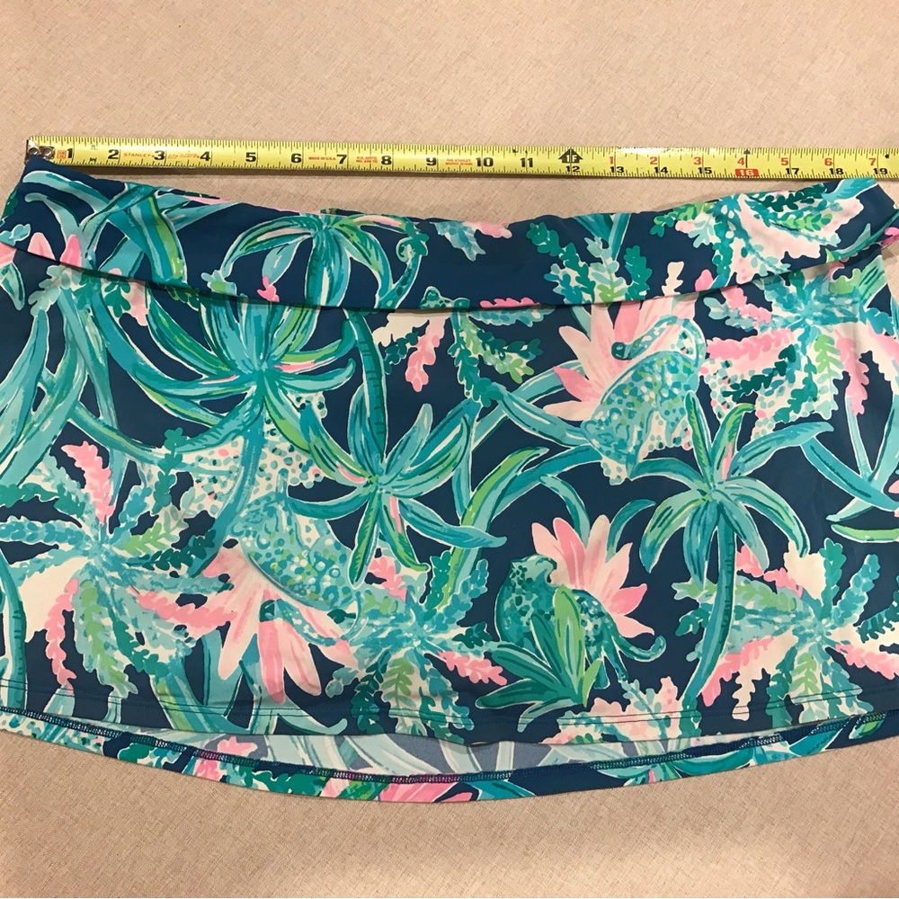 Lilly Pulitzer Floral Tropical Skirt swimsuit bottom